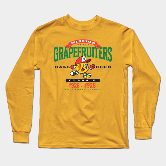 Mission Grapefruiters Long Sleeve T-Shirt by MindsparkCreative